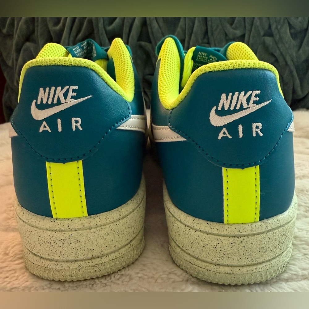 Nike Air Force 1 Crater Classic Bright Spruce/Phantom/Volt Sz 7 women/Sz 5.5Y - Picture 4 of 8
